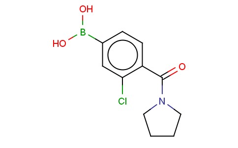3-CHLORO-4-(PYRROLIDINYL-1-CARBONYL)PHENYLBORONIC ACID